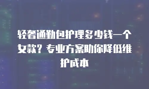 轻奢通勤包护理多少钱一个女款？专业方案助你降低维护成本