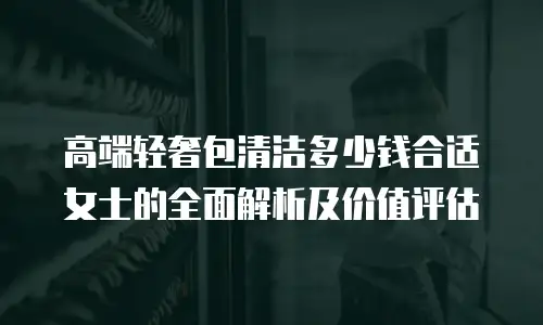 高端轻奢包清洁多少钱合适女士的全面解析及价值评估