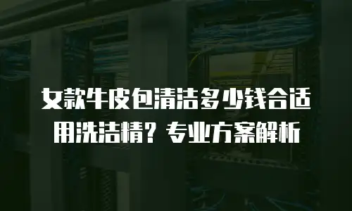 女款牛皮包清洁多少钱合适用洗洁精？专业方案解析