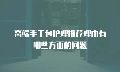 高端手工包护理推荐理由有哪些方面的问题