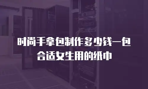时尚手拿包制作多少钱一包合适女生用的纸巾