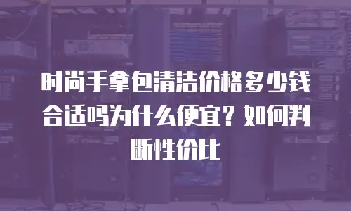 时尚手拿包清洁价格多少钱合适吗为什么便宜？如何判断性价比