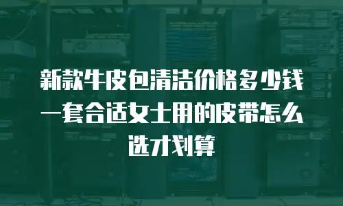 新款牛皮包清洁价格多少钱 一套合适女士用的皮带怎么选才划算
