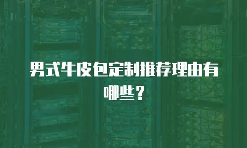 男式牛皮包定制推荐理由有哪些？