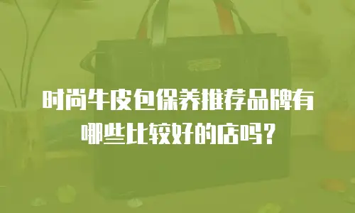 时尚牛皮包保养推荐品牌有哪些比较好的店吗？