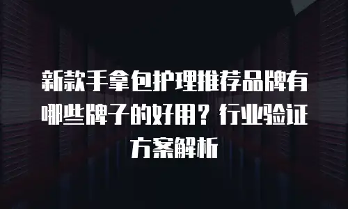 新款手拿包护理推荐品牌有哪些牌子的好用？行业验证方案解析