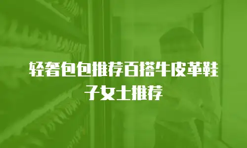 轻奢包包推荐百搭牛皮革鞋子女士推荐