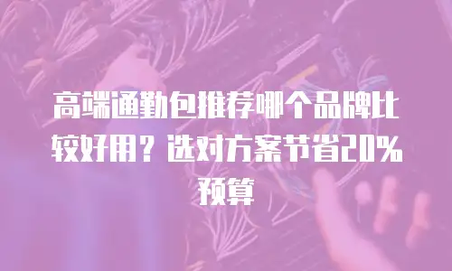 高端通勤包推荐哪个品牌比较好用？选对方案节省20%预算
