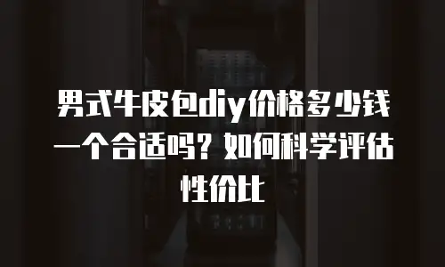 男式牛皮包diy价格多少钱一个合适吗？如何科学评估性价比
