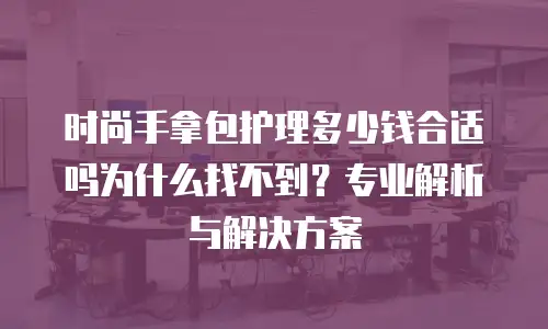 时尚手拿包护理多少钱合适吗为什么找不到？专业解析与解决方案