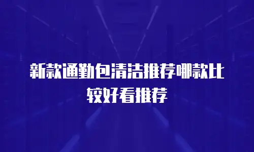 新款通勤包清洁推荐哪款比较好看推荐