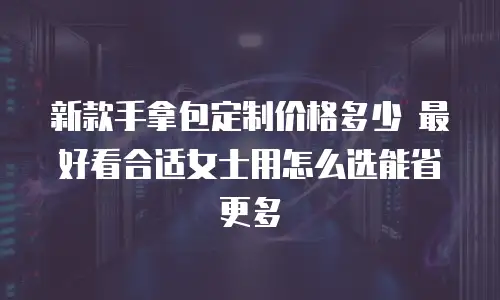 新款手拿包定制价格多少 最好看合适女士用怎么选能省更多
