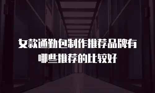女款通勤包制作推荐品牌有哪些推荐的比较好