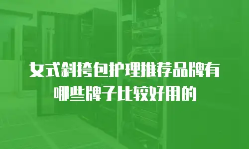 女式斜挎包护理推荐品牌有哪些牌子比较好用的