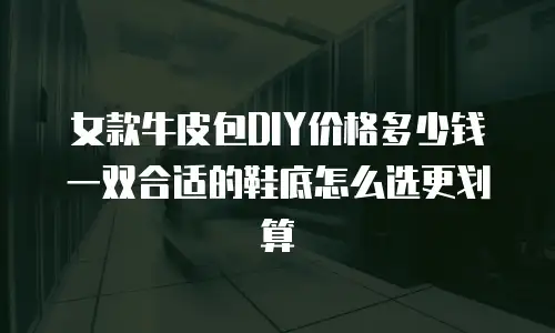 女款牛皮包DIY价格多少钱 一双合适的鞋底怎么选更划算