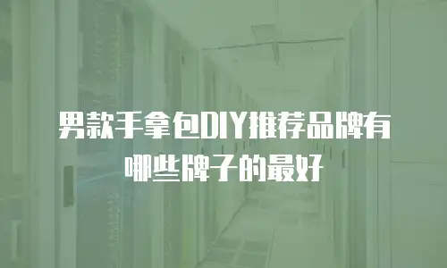 男款手拿包DIY推荐品牌有哪些牌子的最好