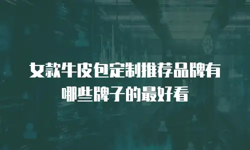 女款牛皮包定制推荐品牌有哪些牌子的最好看