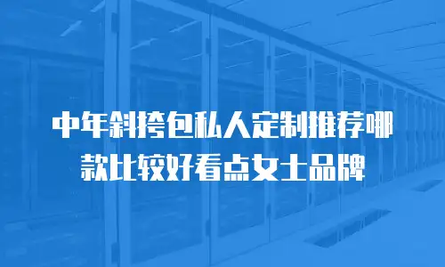 中年斜挎包私人定制推荐哪款比较好看点女士品牌