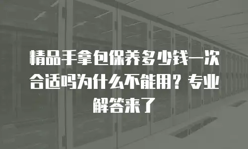 精品手拿包保养多少钱一次合适吗为什么不能用？专业解答来了
