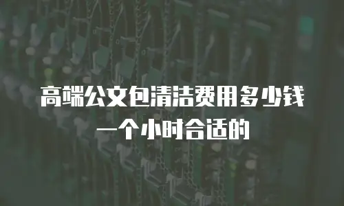 高端公文包清洁费用多少钱一个小时合适的