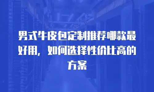 男式牛皮包定制推荐哪款最好用，如何选择性价比高的方案