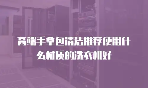 高端手拿包清洁推荐使用什么材质的洗衣机好