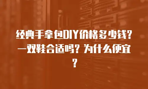 经典手拿包DIY价格多少钱？一双鞋合适吗？为什么便宜？