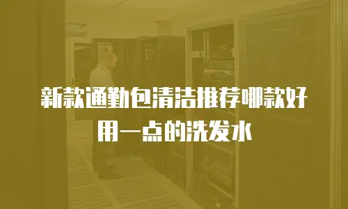 新款通勤包清洁推荐哪款好用一点的洗发水