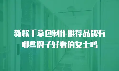 新款手拿包制作推荐品牌有哪些牌子好看的女士吗