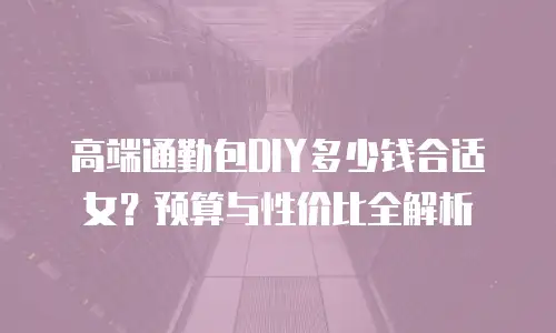 高端通勤包DIY多少钱合适女？预算与性价比全解析
