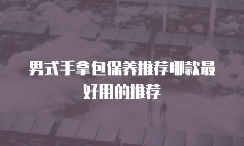 男式手拿包保养推荐哪款最好用的推荐