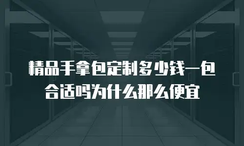 精品手拿包定制多少钱一包合适吗为什么那么便宜