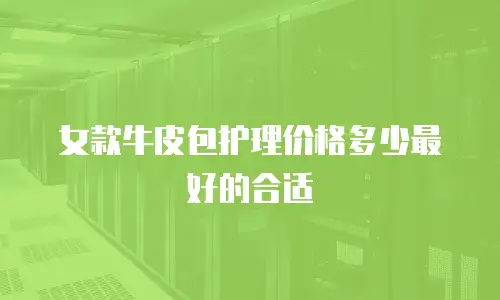 女款牛皮包护理价格多少最好的合适