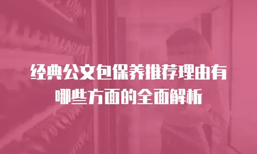 经典公文包保养推荐理由有哪些方面的全面解析