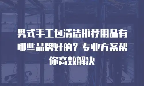 男式手工包清洁推荐用品有哪些品牌好的？专业方案帮你高效解决