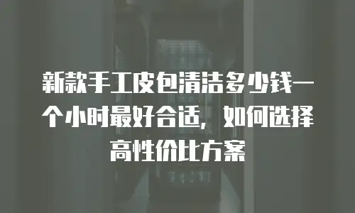 新款手工皮包清洁多少钱一个小时最好合适，如何选择高性价比方案