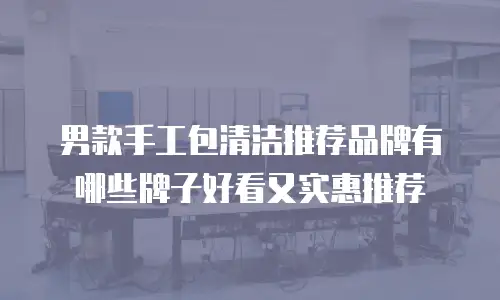 男款手工包清洁推荐品牌有哪些牌子好看又实惠推荐