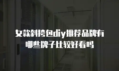 女款斜挎包diy推荐品牌有哪些牌子比较好看吗