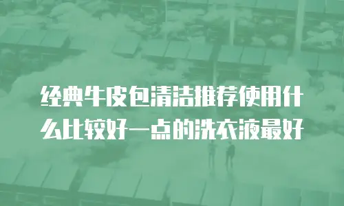 经典牛皮包清洁推荐使用什么比较好一点的洗衣液最好
