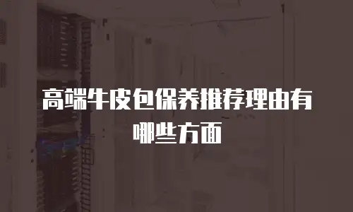 高端牛皮包保养推荐理由有哪些方面