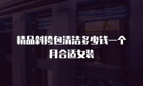 精品斜挎包清洁多少钱一个月合适女装