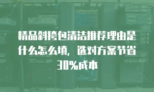 精品斜挎包清洁推荐理由是什么怎么填，选对方案节省30%成本