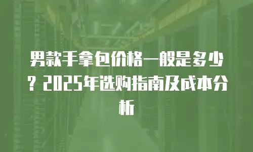 男款手拿包价格一般是多少？2025年选购指南及成本分析
