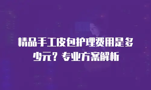 精品手工皮包护理费用是多少元？专业方案解析
