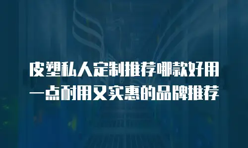 皮塑私人定制推荐哪款好用一点耐用又实惠的品牌推荐