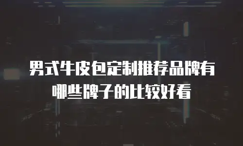 男式牛皮包定制推荐品牌有哪些牌子的比较好看