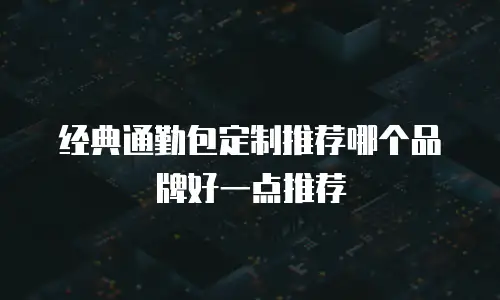 经典通勤包定制推荐哪个品牌好一点推荐