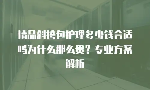 精品斜挎包护理多少钱合适吗为什么那么贵？专业方案解析