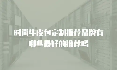 时尚牛皮包定制推荐品牌有哪些最好的推荐吗
