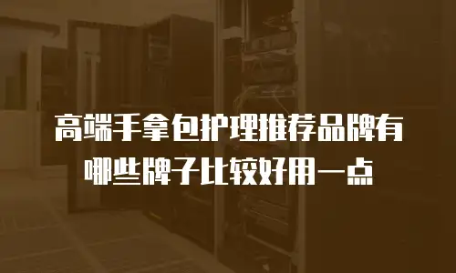 高端手拿包护理推荐品牌有哪些牌子比较好用一点
